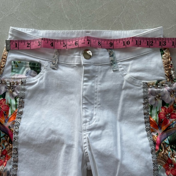 Nice Istambul Cotton and Lycra Pants with Stone Embellishments - Picture 11 of 11